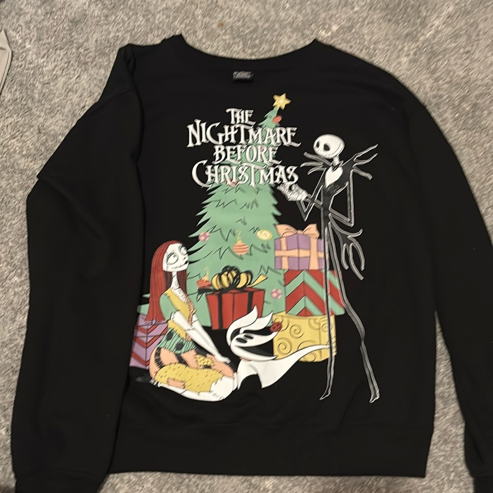 Nightmare Before Christmas pullover sweatshirt